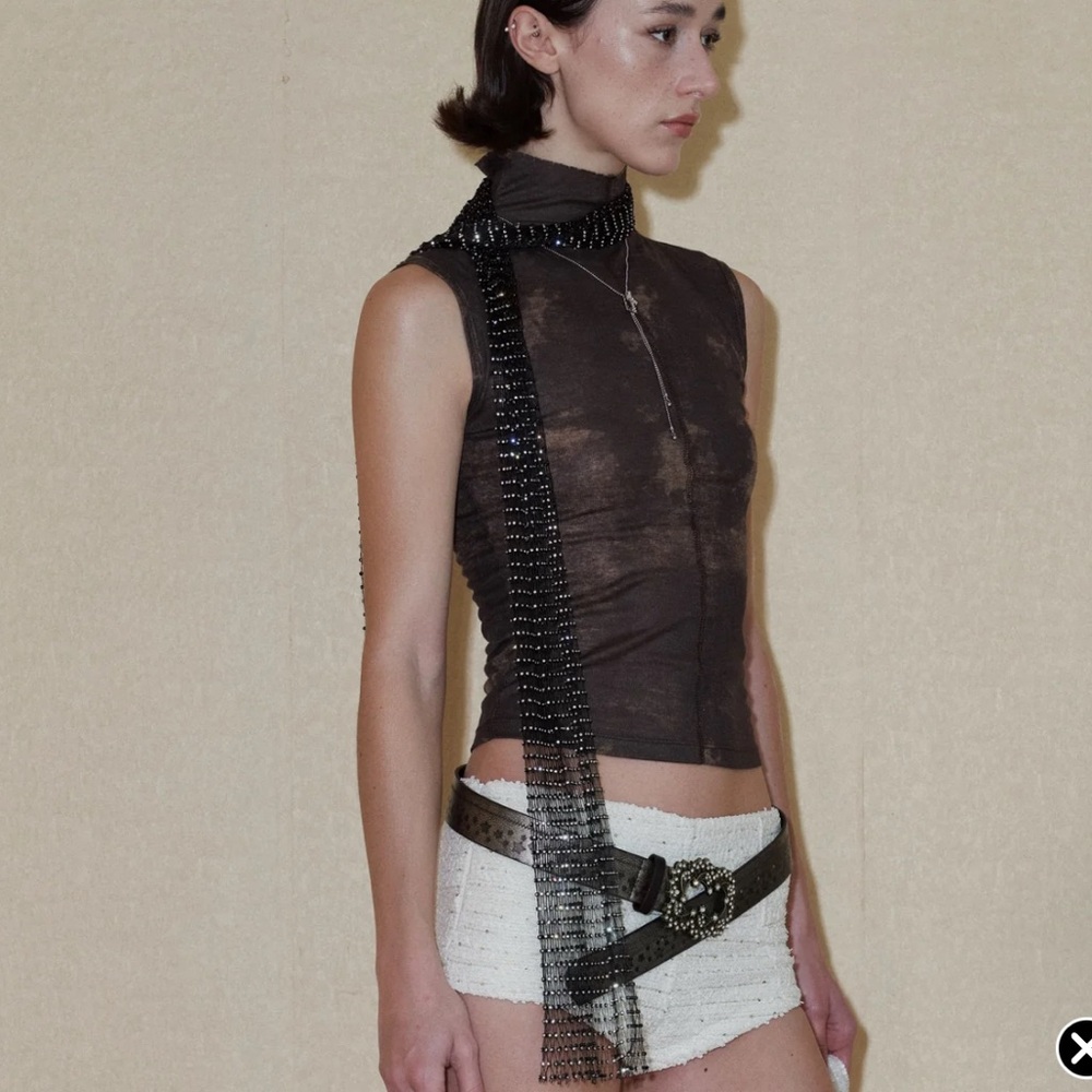 PROD Turtleneck Pattern Tank Top - Picture 3 of 3